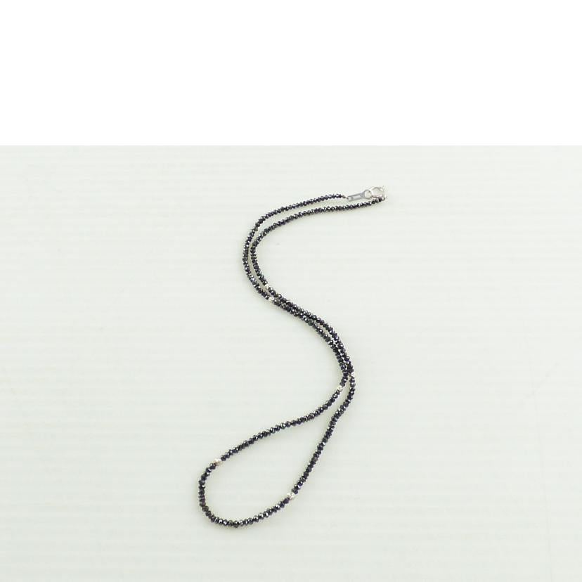 K18WGBダイヤネックレス//ABランク/64