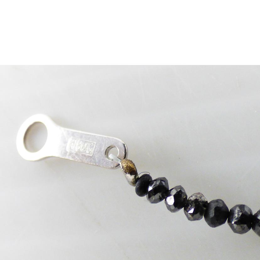 K18WGBダイヤネックレス//ABランク/64