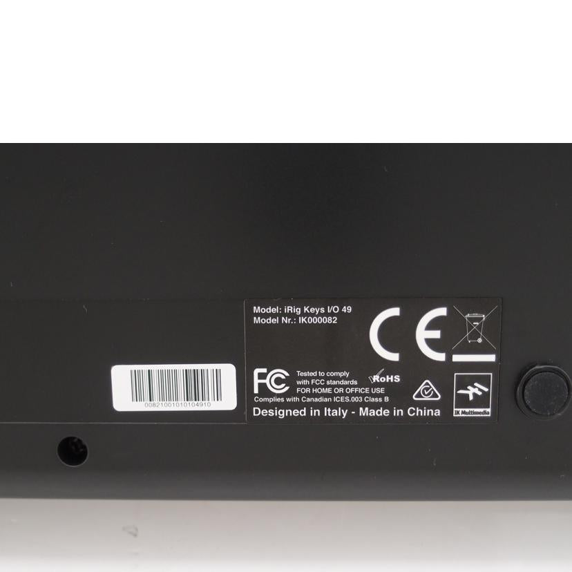 IK MULTIMEDIA アイケーマルチメディア/MIDIキーボード/iRig Keys I/O 49//008210010104910/Aランク/69