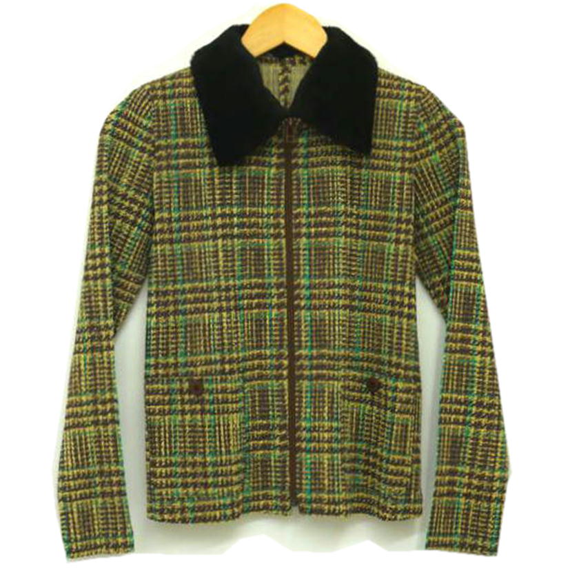 PLEATS PLEASE /PLEATS PLEASE ファー付ジャケット/PP83-JC454//ABランク/09