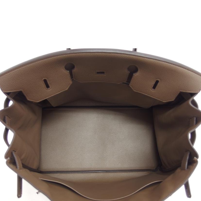HERMES エルメス/バーキン40/エトゥープ/トゴ/シルバー金具//□R刻印/Aランク/04