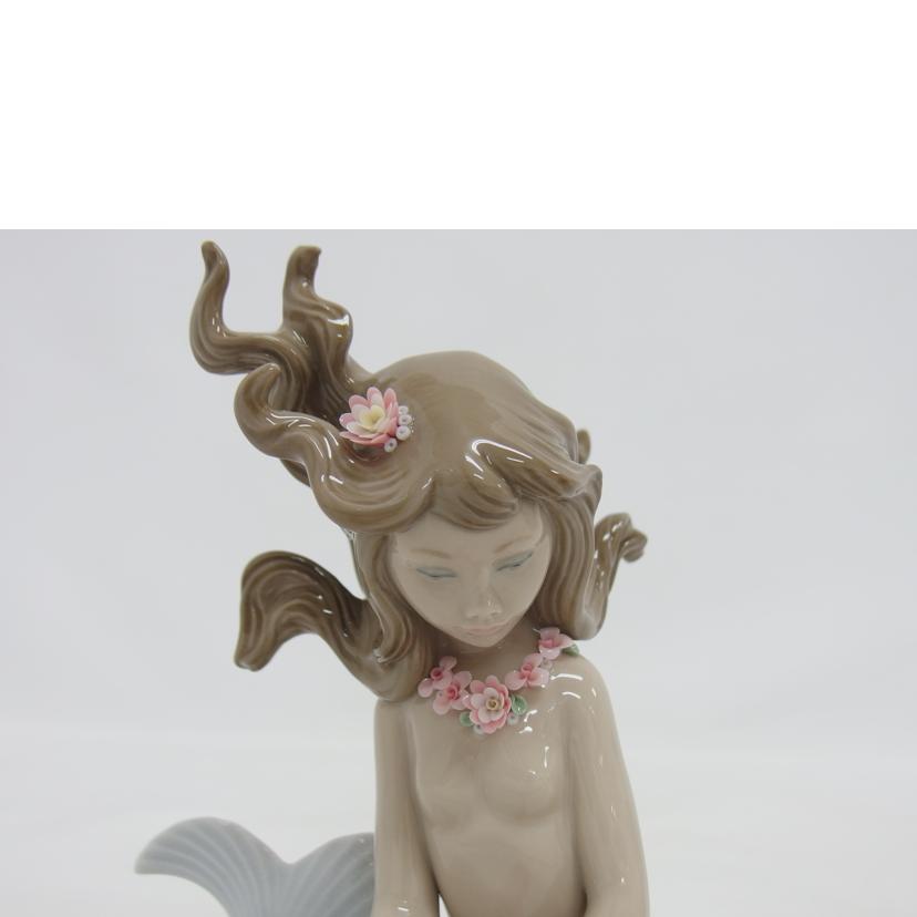 LLADRO リヤドロ 置物 オブジェ 少女/人魚/マーメイド/フィギュリン/010.01415//Aランク/04