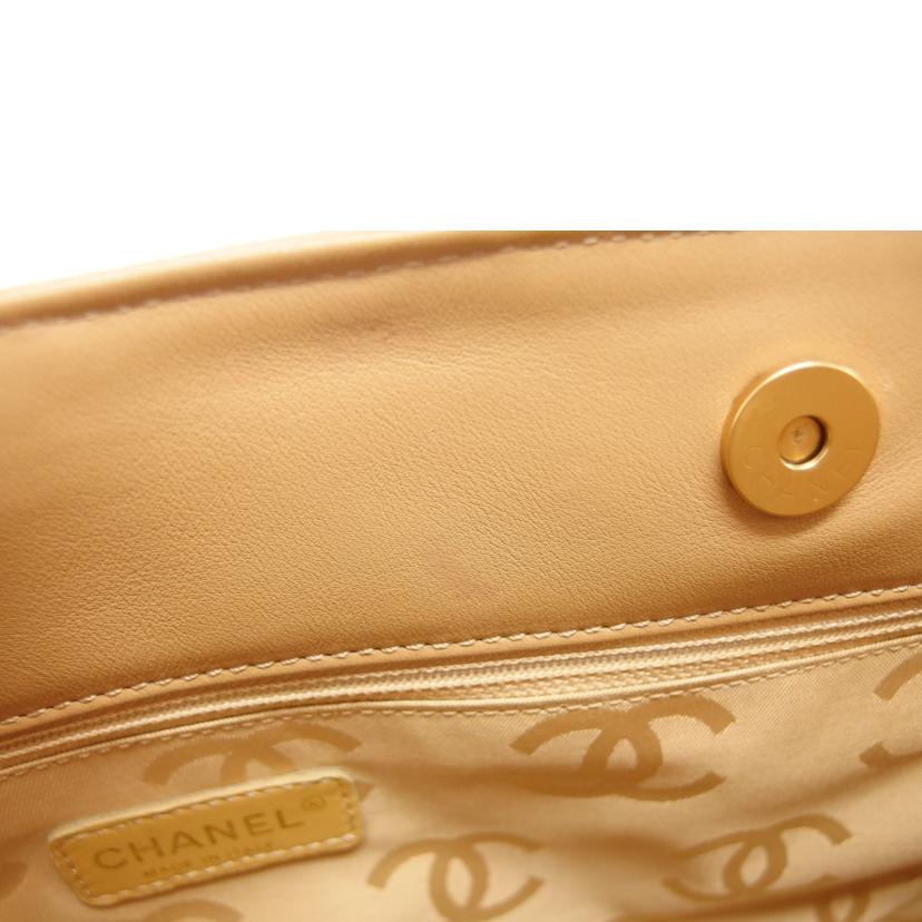 CHANEL シャネル/ワイルドステッチ/トートバッグ/キャメル//9872630/ABランク/04