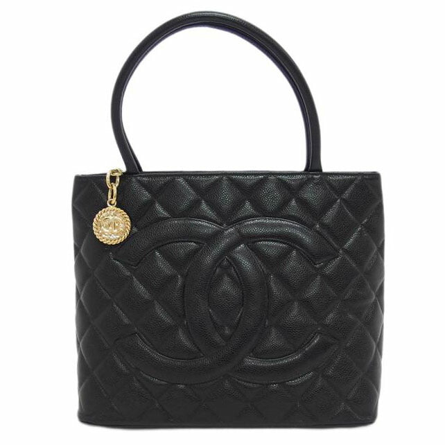 CHANEL シャネル/復刻トート/キャビアスキン/ゴールド金具/ブラック/A01804//7676132/Aランク/04