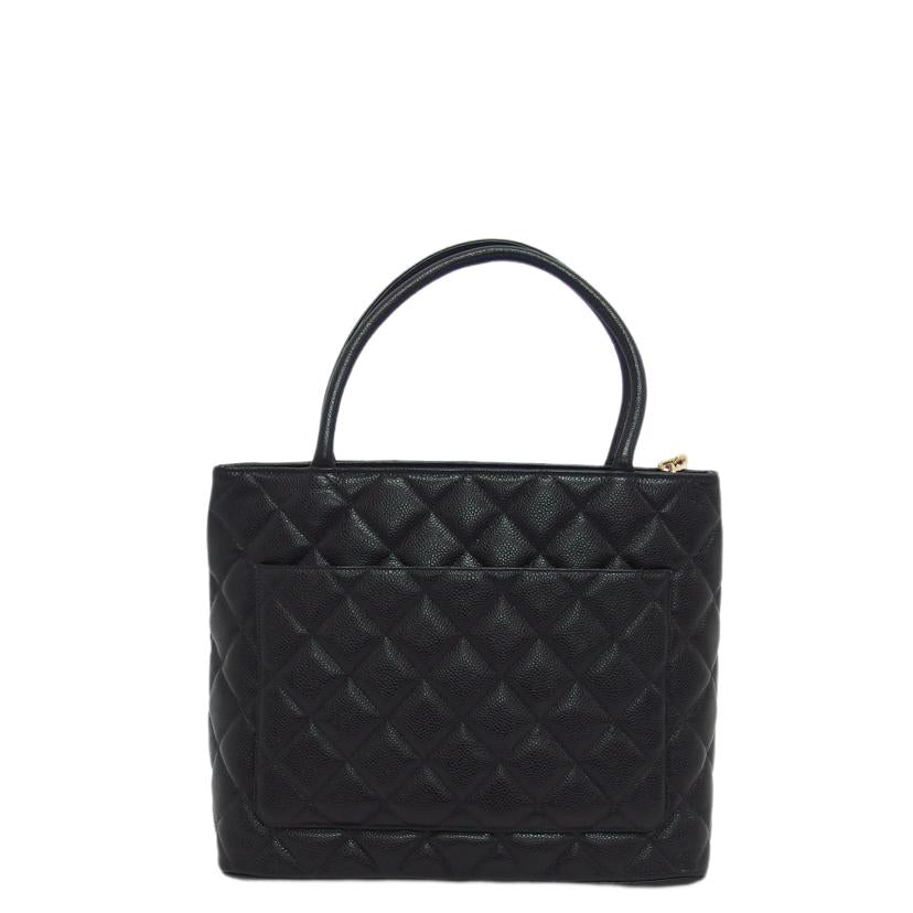 CHANEL シャネル/復刻トート/キャビアスキン/ゴールド金具/ブラック/A01804//7676132/Aランク/04