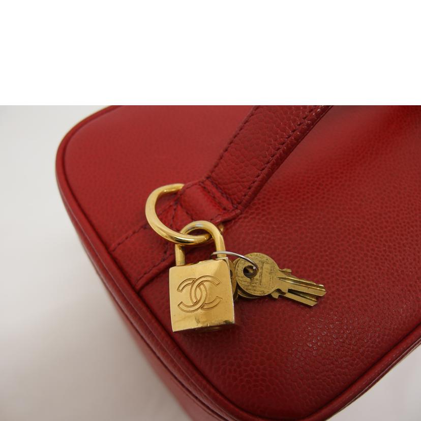 CHANEL シャネル/キャビアスキン/2WAYバニティバッグ/レッド//4678113/ABランク/04