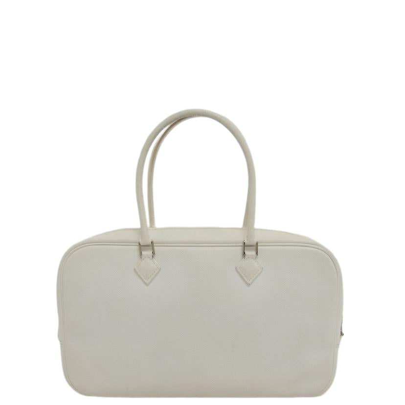 HERMES エルメス/プリュム28/ヴォーエプソン/ホワイト//□K54刻印/Bランク/04