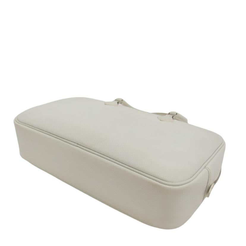 HERMES エルメス/プリュム28/ヴォーエプソン/ホワイト//□K54刻印/Bランク/04