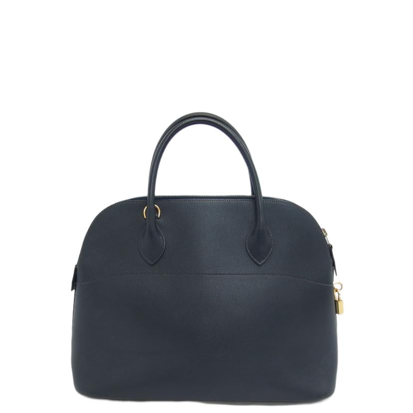 HERMES エルメス/ボリード37/ヴォーエプソン/ネイビー系//□A刻印/Bランク/04