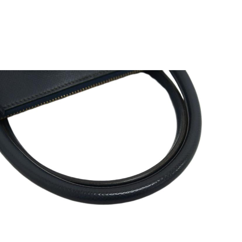 HERMES エルメス/ボリード37/ヴォーエプソン/ネイビー系//□A刻印/Bランク/04