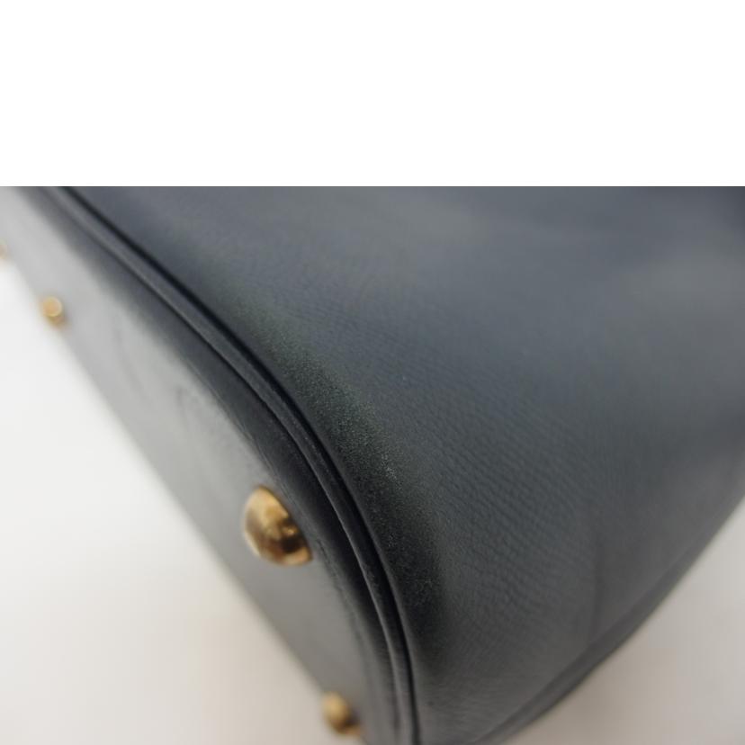HERMES エルメス/ボリード37/ヴォーエプソン/ネイビー系//□A刻印/Bランク/04