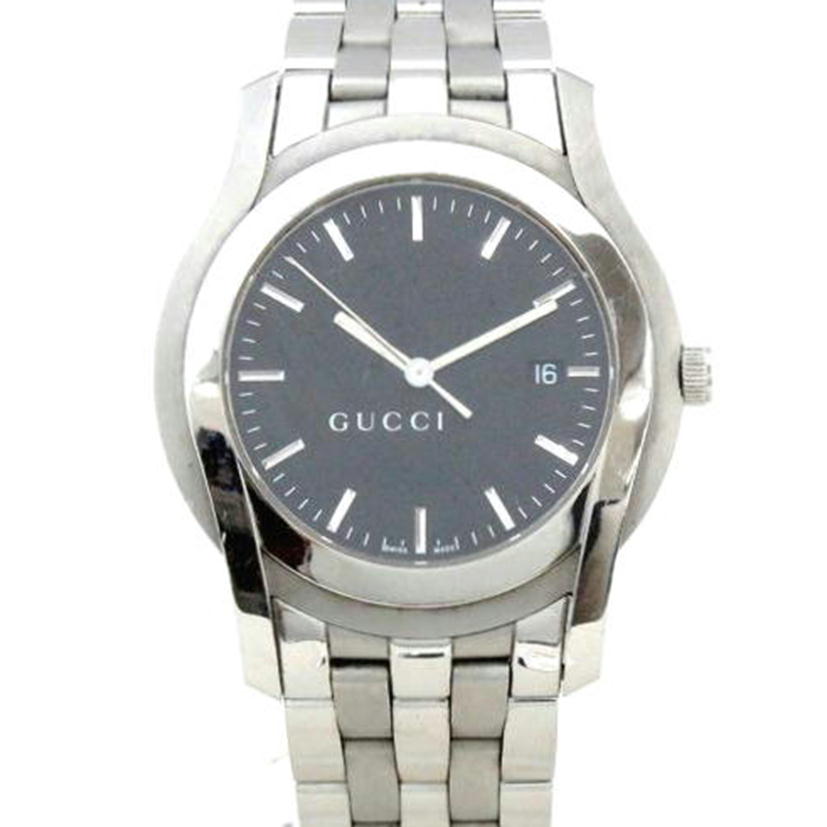 GUCCI グッチ/メンズ時計/クオーツ/黒文字盤/5500XL//15454134/Bランク/72