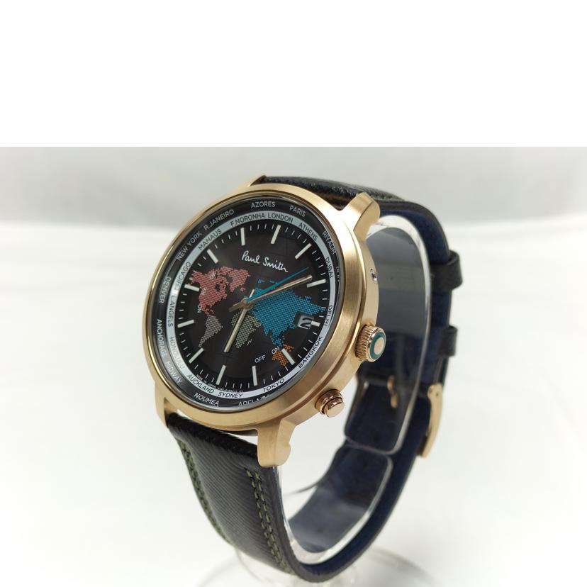 Paul Smith ポールスミス/World Traveller 電波ソーラー/H145-S123691//ABランク/52