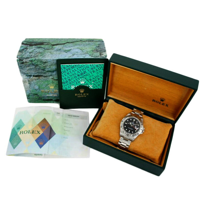 ROLEX ロレックス/エクスプローラーⅡ/黒文字盤/16570//D090284/Aランク/75