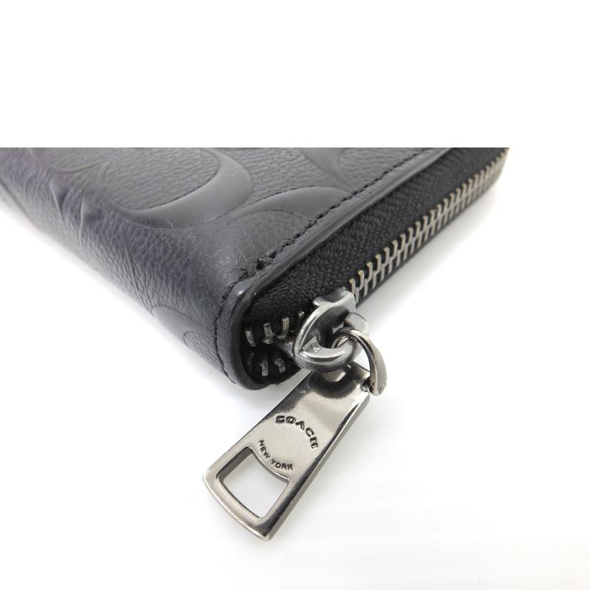 COACH コーチ/シグネチャークロスグレインラウンドファスナー長財布/F58113//A20**/Bランク/88