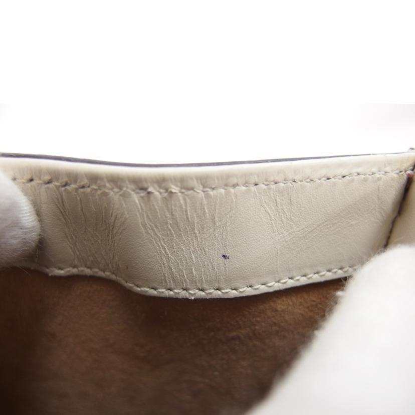 GUCCI グッチ/シルヴィ/レザー2WAYショルダーバッグ/ホワイト/431665//527066/ABランク/04