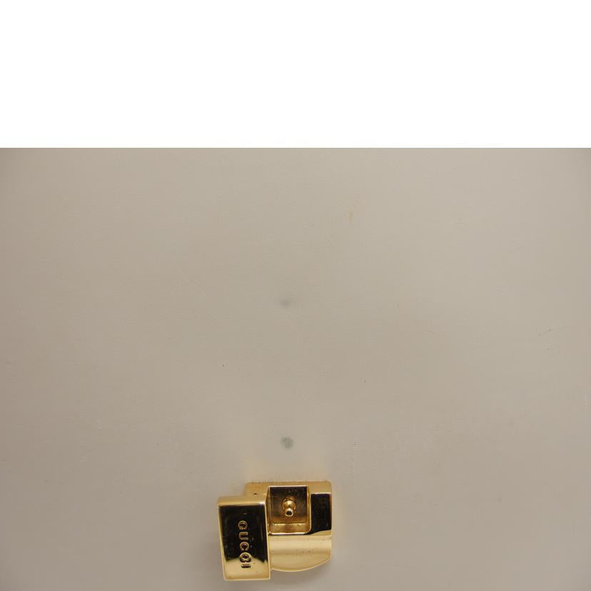 GUCCI グッチ/シルヴィ/レザー2WAYショルダーバッグ/ホワイト/431665//527066/ABランク/04