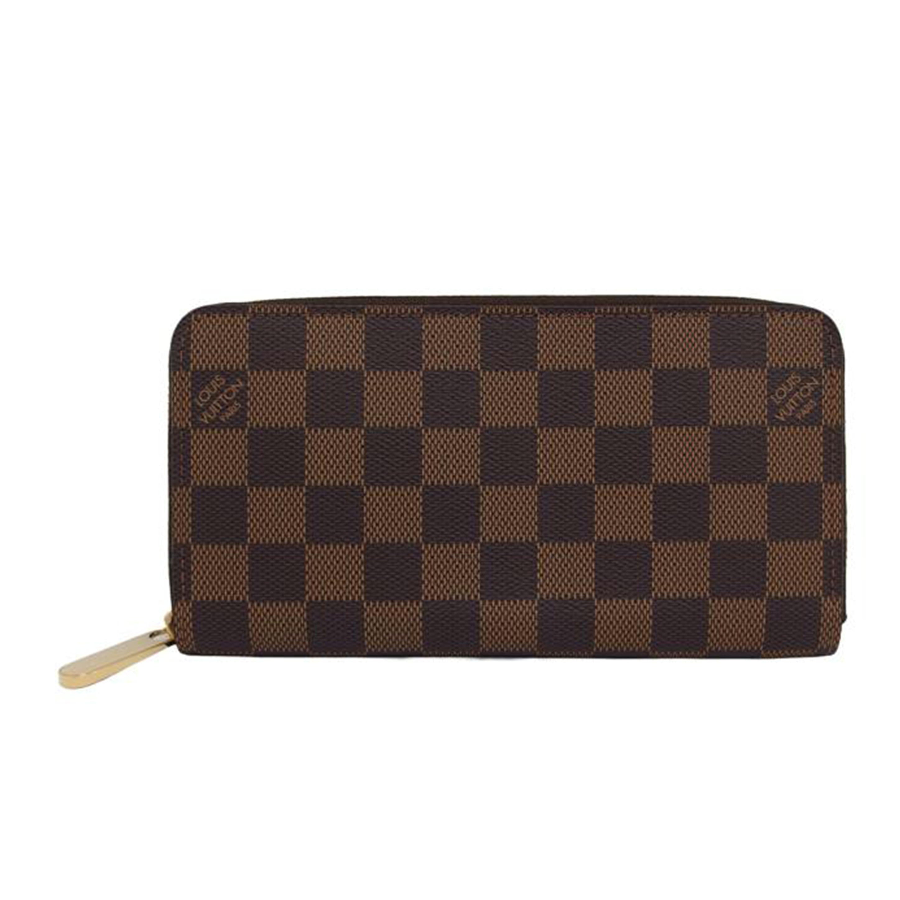 LV ルイ・ヴィトン ラウンドファスナー長財布/ジッピーウォレット/ダミエ/エベヌ/N60015//CA4***/Aランク/04
