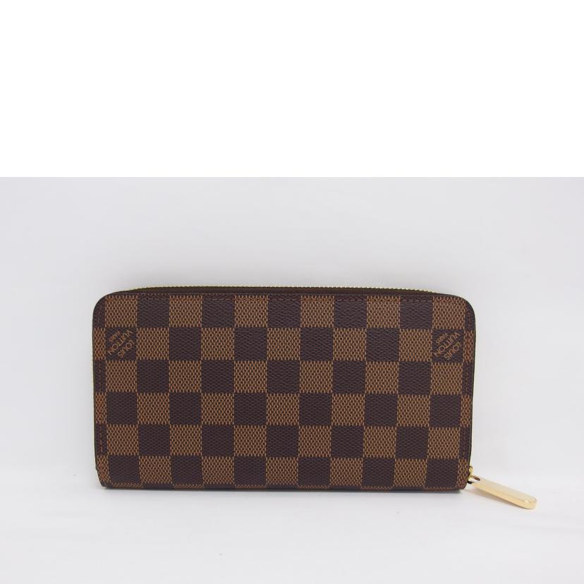 LV ルイ・ヴィトン ラウンドファスナー長財布/ジッピーウォレット/ダミエ/エベヌ/N60015//CA4***/Aランク/04
