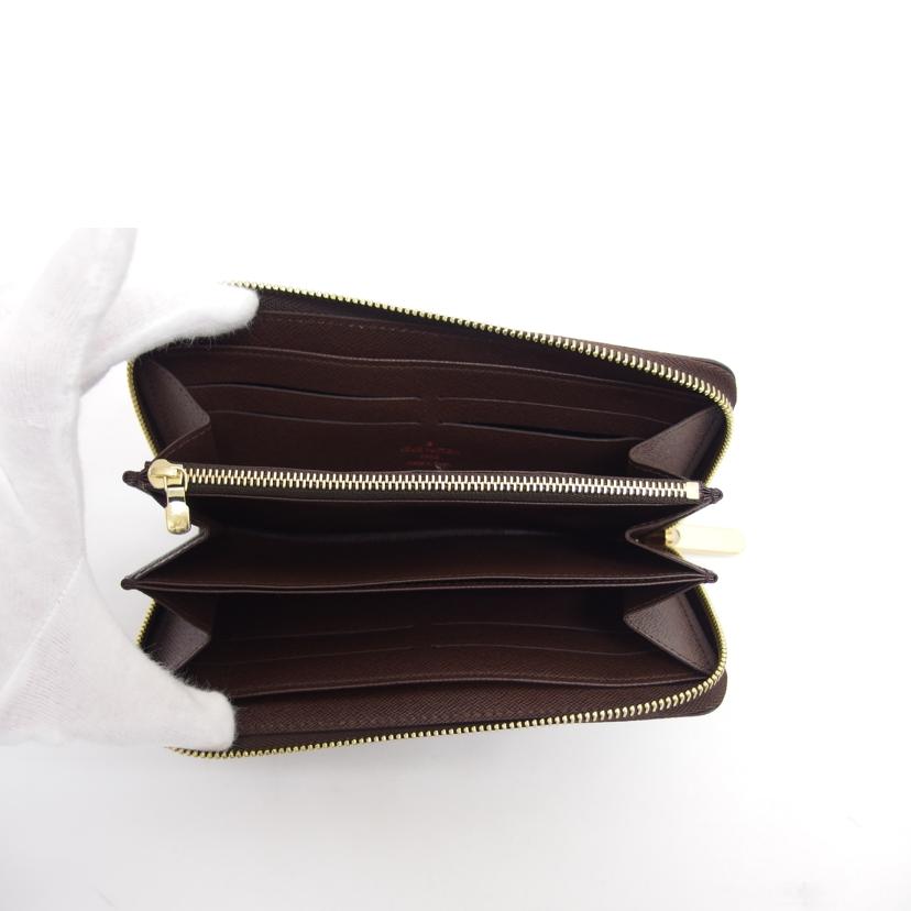 LV ルイ・ヴィトン ラウンドファスナー長財布/ジッピーウォレット/ダミエ/エベヌ/N60015//CA4***/Aランク/04