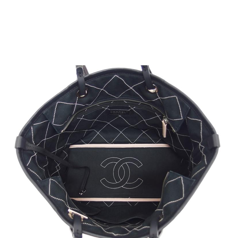 CHANEL シャネル/マトラッセ/キャビアスキン/トートバッグ/ベビーピンク/A92212//19437269/Bランク/04