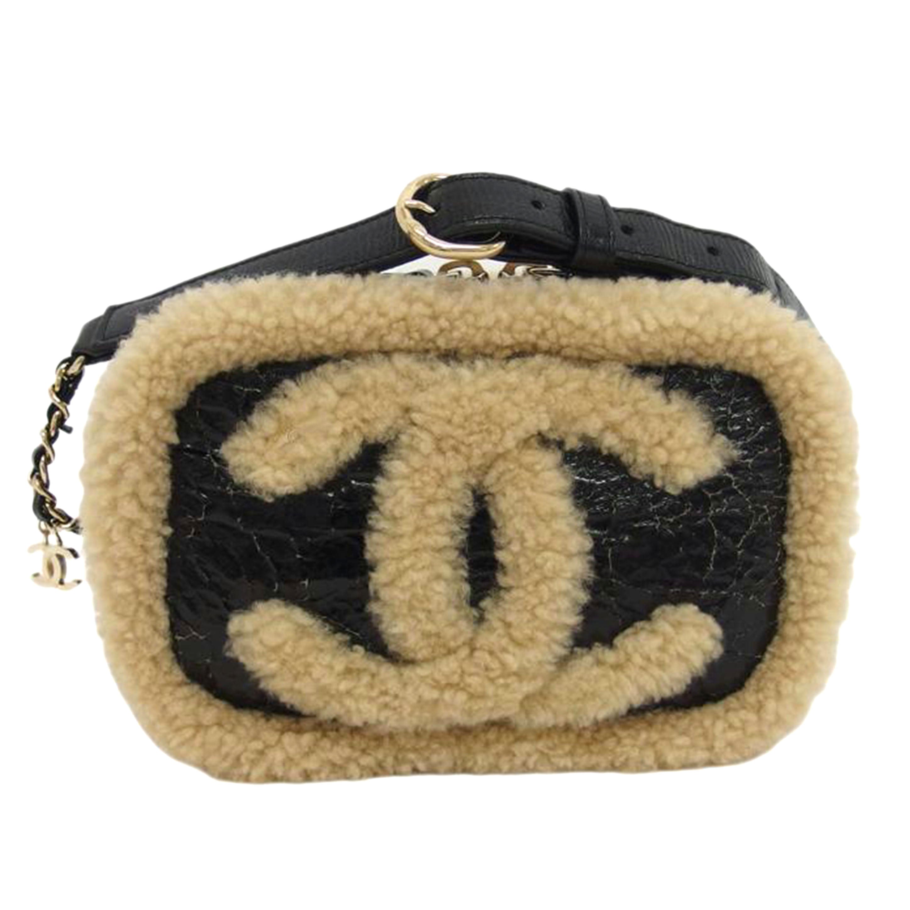 CHANEL シャネル/ココマーク/ムートンウエストポーチ/ウエストバッグ//28858711/Bランク/04