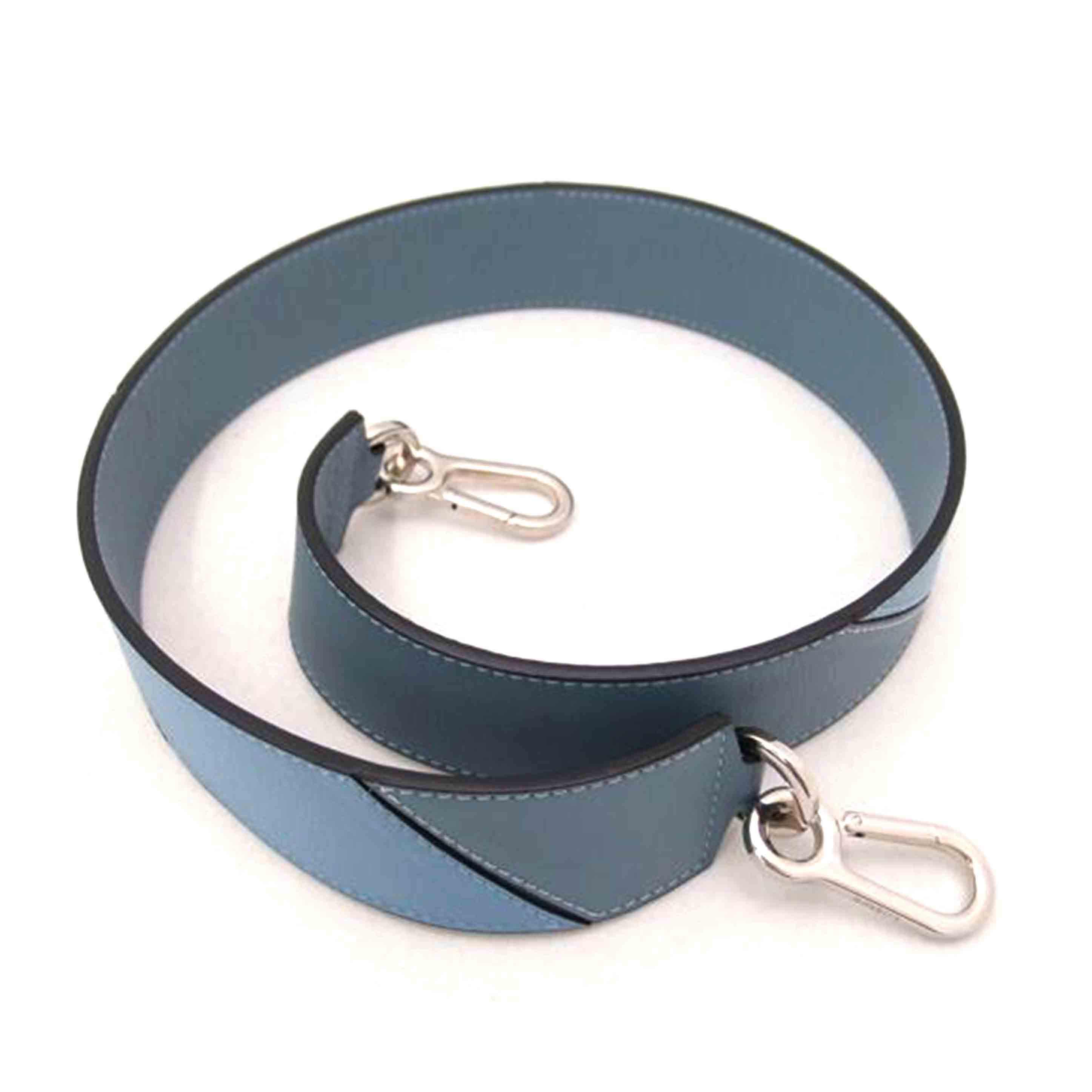 LOEWE ロエベ ショルダーストラップ 肩掛け レディース 青/バイカラーストラップ/ブルー系//SAランク/69