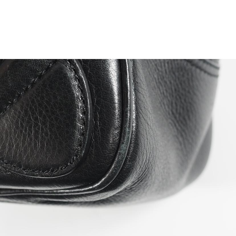 CELINE セリーヌ/がま口ハンドバッグ/黒//ABランク/79