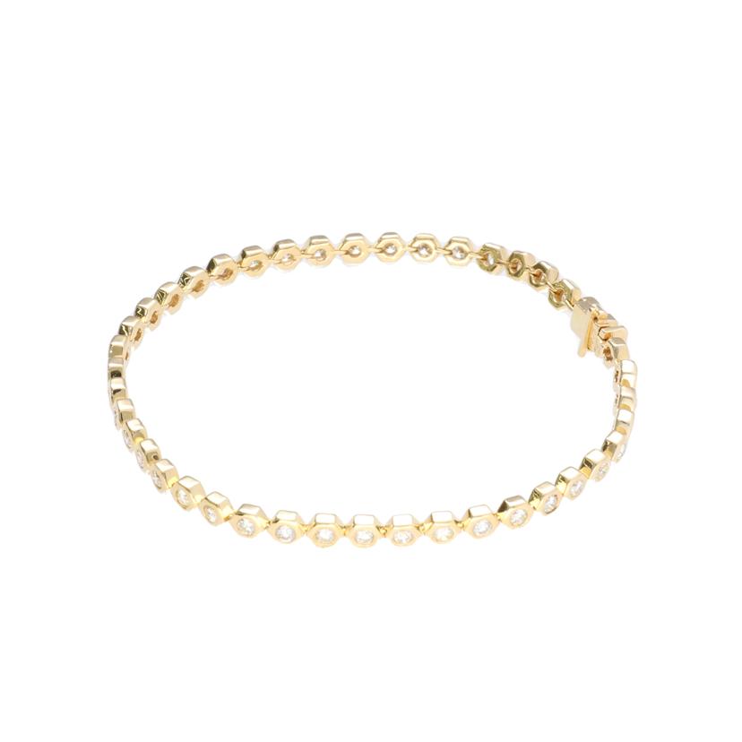 /◎ K18ダイヤブレスレット1.72ct//Aランク/75