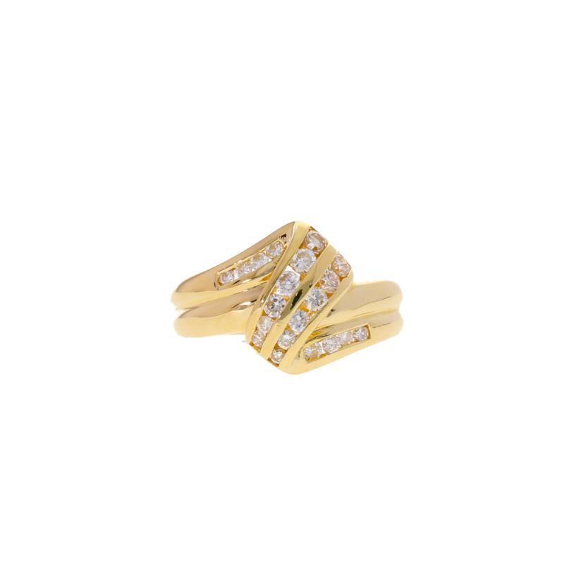 / K18ダイヤリング0.44ct//Aランク/75