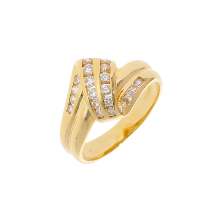 / K18ダイヤリング0.44ct//Aランク/75