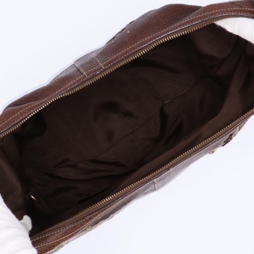 COACH コーチ/スタッテドレースドレザーラージホーボー/10063//C063/Bランク/75