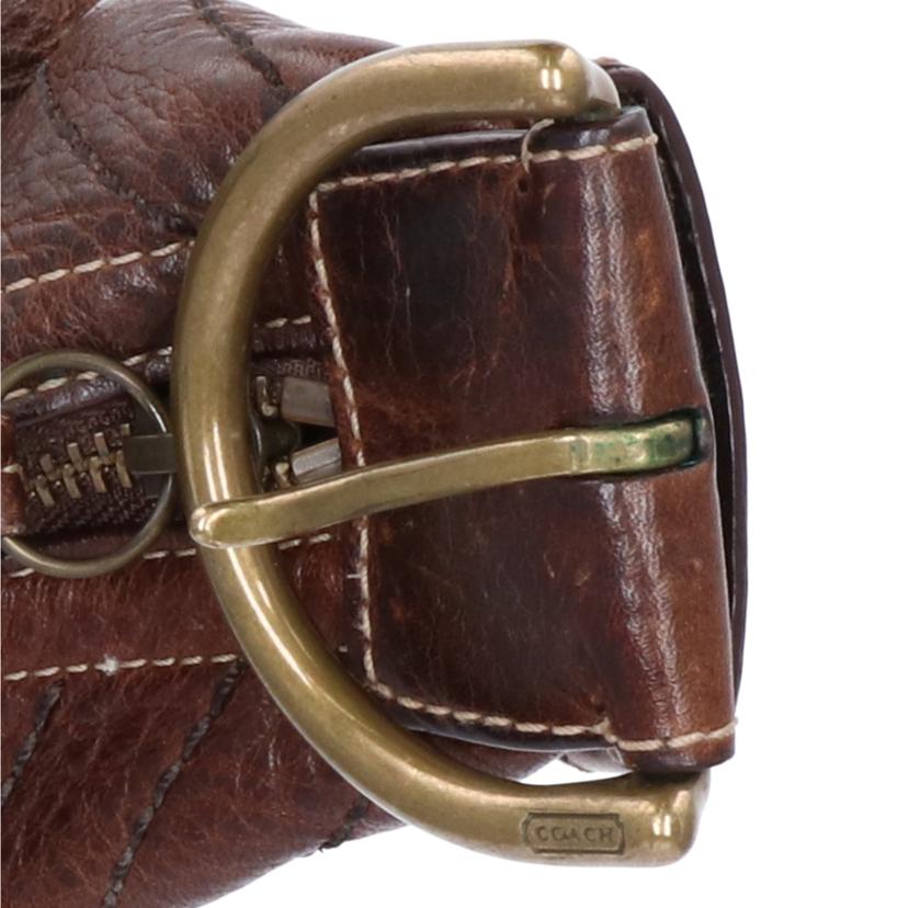 COACH コーチ/スタッテドレースドレザーラージホーボー/10063//C063/Bランク/75