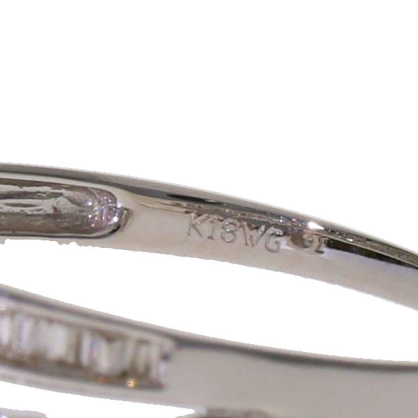 / K18WGダイヤリング0.25ct//Aランク/75