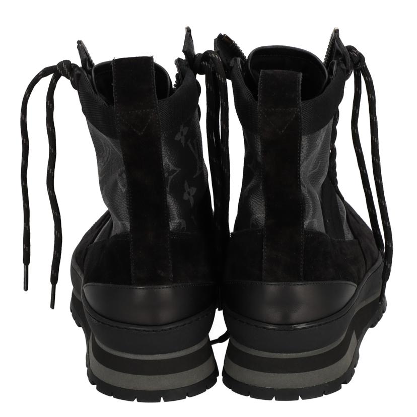 LOUIS VUITTON ルイヴィトン LOUISVUITTON ハーレムラインアンクルブーツ モノグラム ブラック メンズ 26cm /ハーレムラインアンクルブーツ/モノグラム/ブラック//Aランク/37