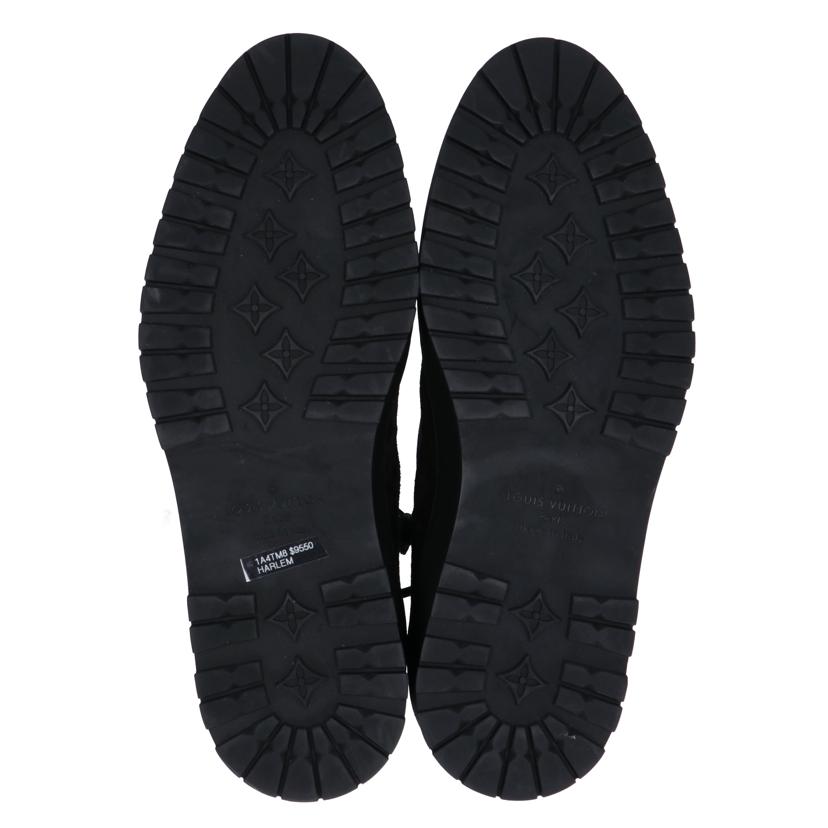 LOUIS VUITTON ルイヴィトン LOUISVUITTON ハーレムラインアンクルブーツ モノグラム ブラック メンズ 26cm /ハーレムラインアンクルブーツ/モノグラム/ブラック//Aランク/37