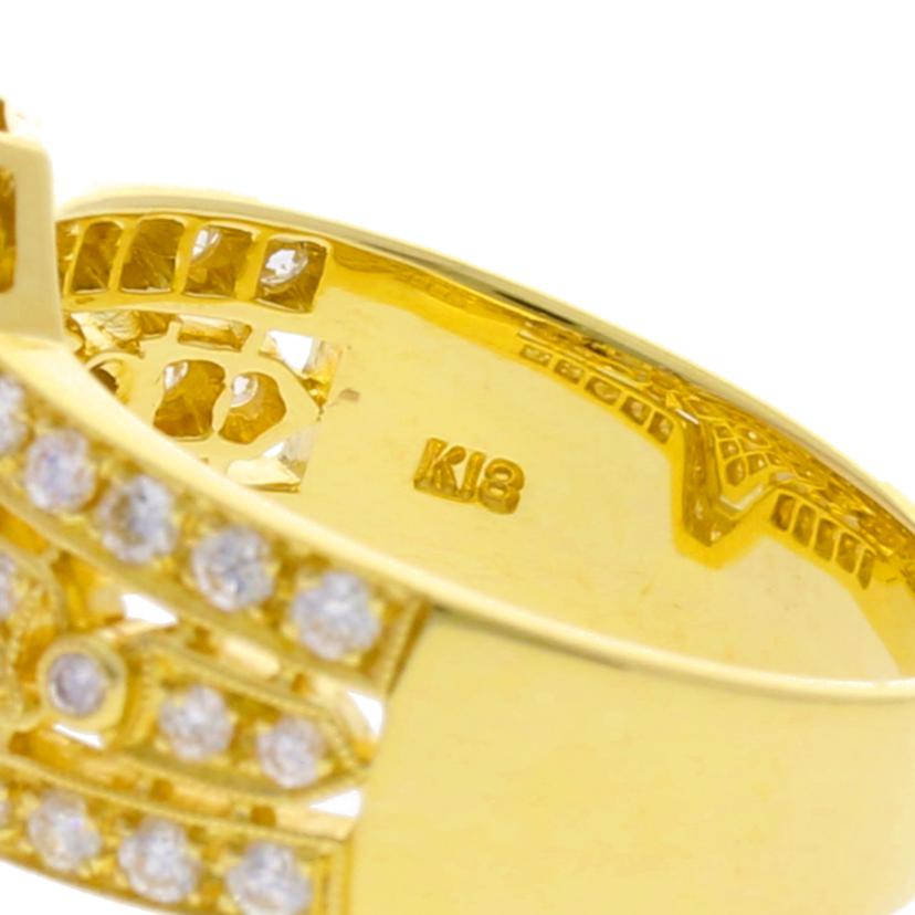 / K18ダイヤリング0.66ct//Aランク/75