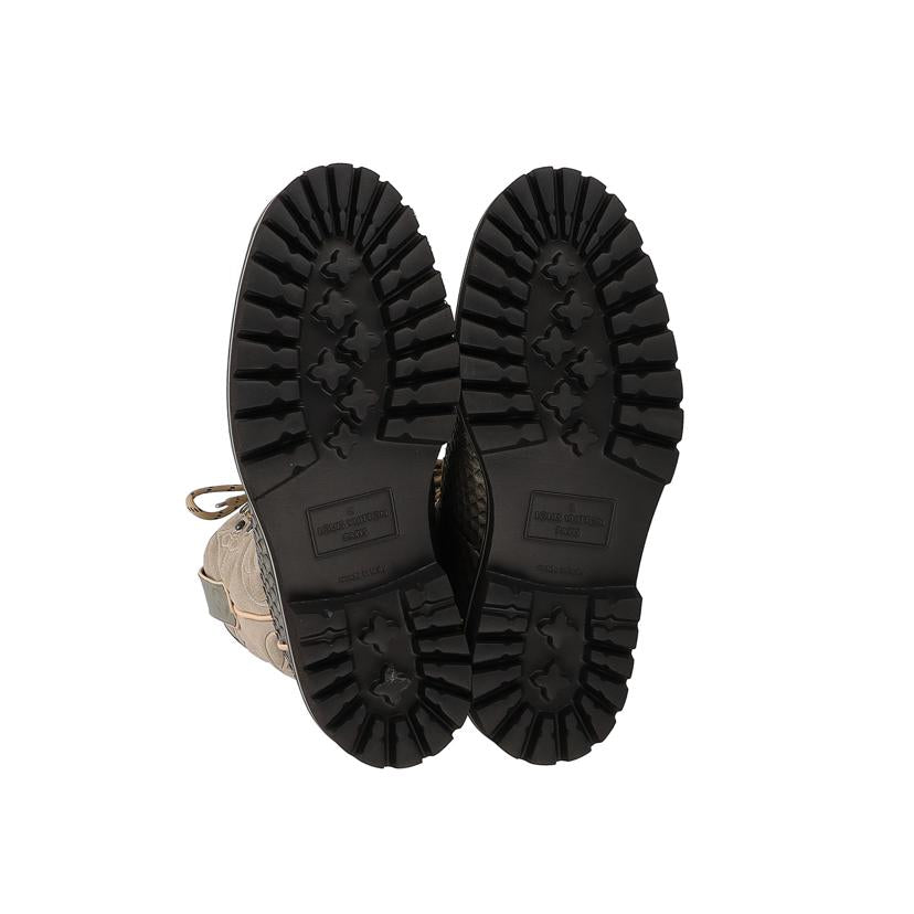 LV ルイヴィトン LOUISVUITTON アウトラインブーツ ゴールド×グレーパイソン メンズ/アウトランドラインブーツ/ゴールド×グレーパイソン//DI0***/ABランク/37
