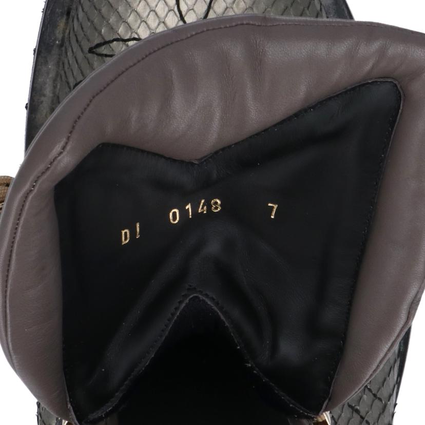 LV ルイヴィトン LOUISVUITTON アウトラインブーツ ゴールド×グレーパイソン メンズ/アウトランドラインブーツ/ゴールド×グレーパイソン//DI0***/ABランク/37