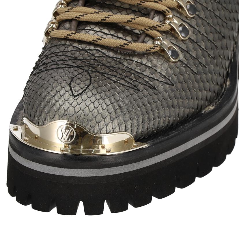 LV ルイヴィトン LOUISVUITTON アウトラインブーツ ゴールド×グレーパイソン メンズ/アウトランドラインブーツ/ゴールド×グレーパイソン//DI0***/ABランク/37