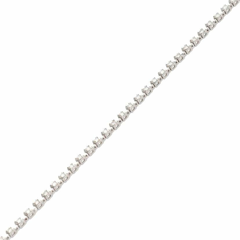 / K18WGダイヤブレスレット1.00ct//Aランク/75