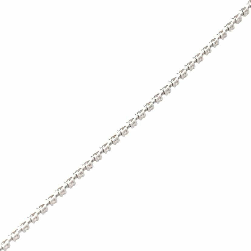 / K18WGダイヤブレスレット1.00ct//Aランク/75