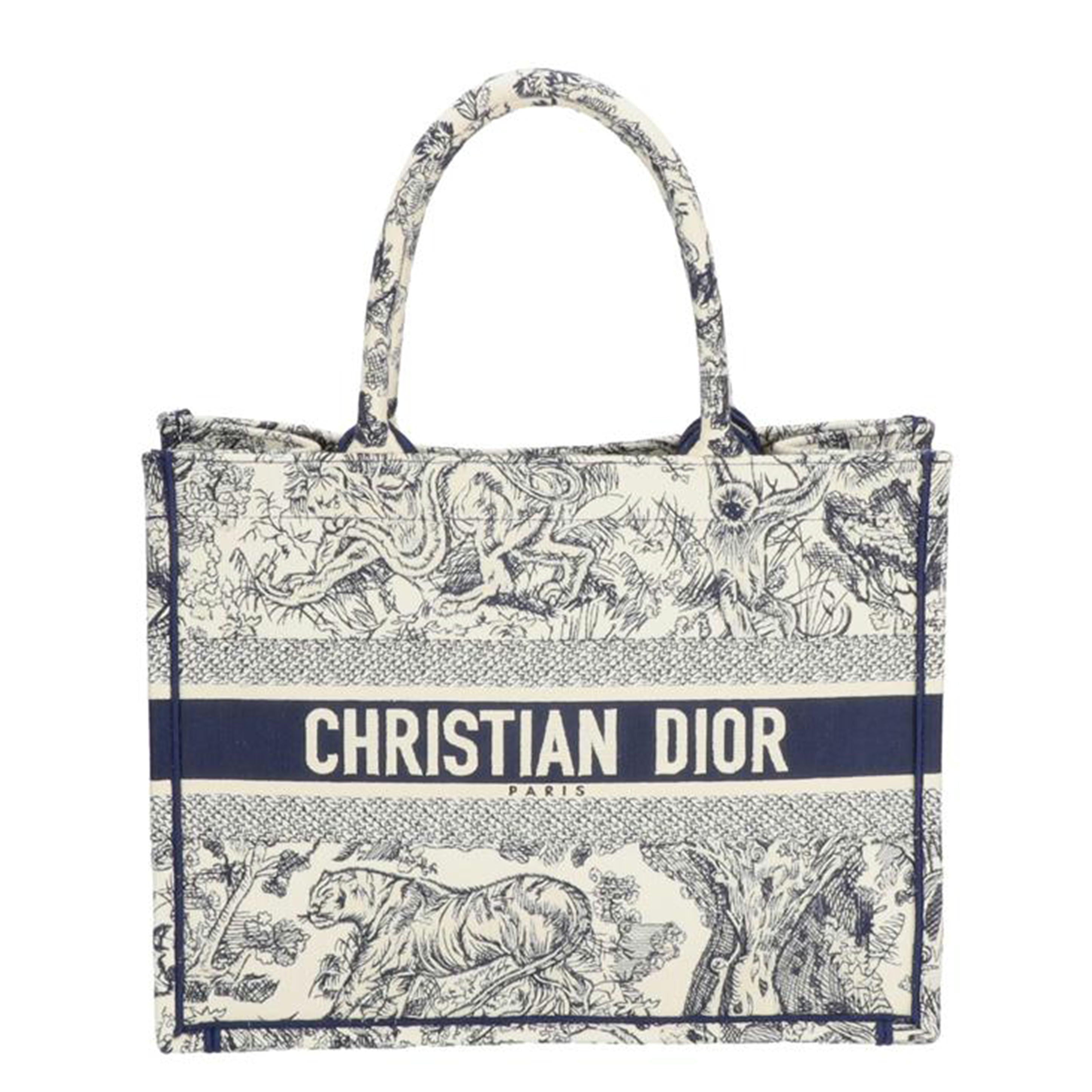CHRISTIAN DIOR クリスチャンディオール/ブックトートミデイアム/トワルドウジュイエンブロイダリー/M1296ZTDT_M20I//50-*******/SAランク/94