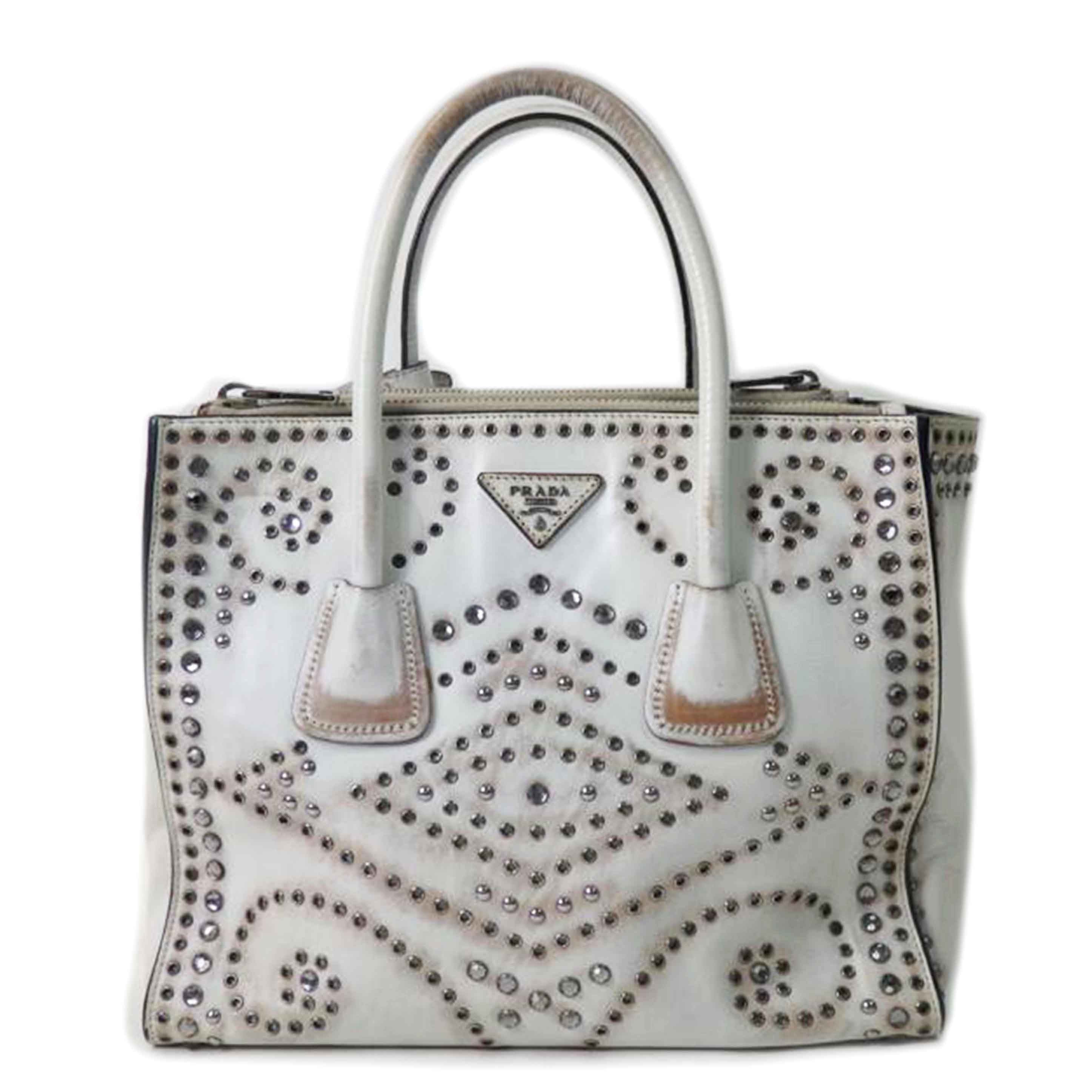 PRADA プラダ/スタッズ2wayバッグ/ヴィンテージ加工/B2619H//31/ABランク/84