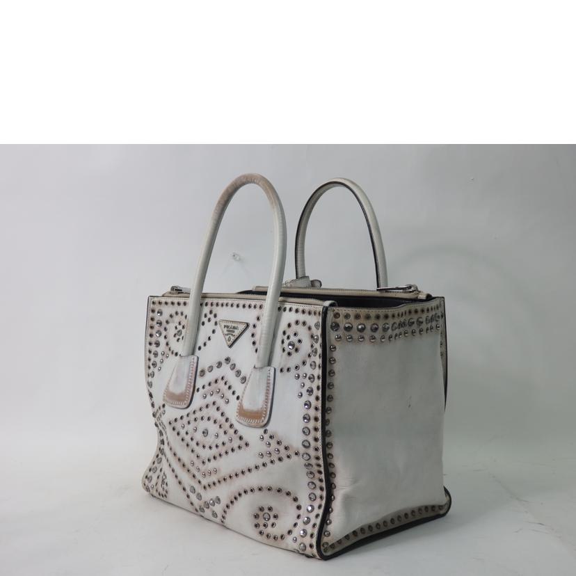 PRADA プラダ/スタッズ2wayバッグ/ヴィンテージ加工/B2619H//31/ABランク/84