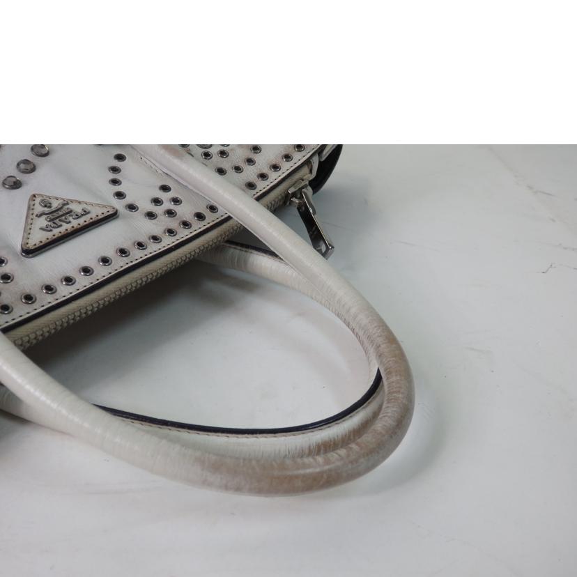 PRADA プラダ/スタッズ2wayバッグ/ヴィンテージ加工/B2619H//31/ABランク/84