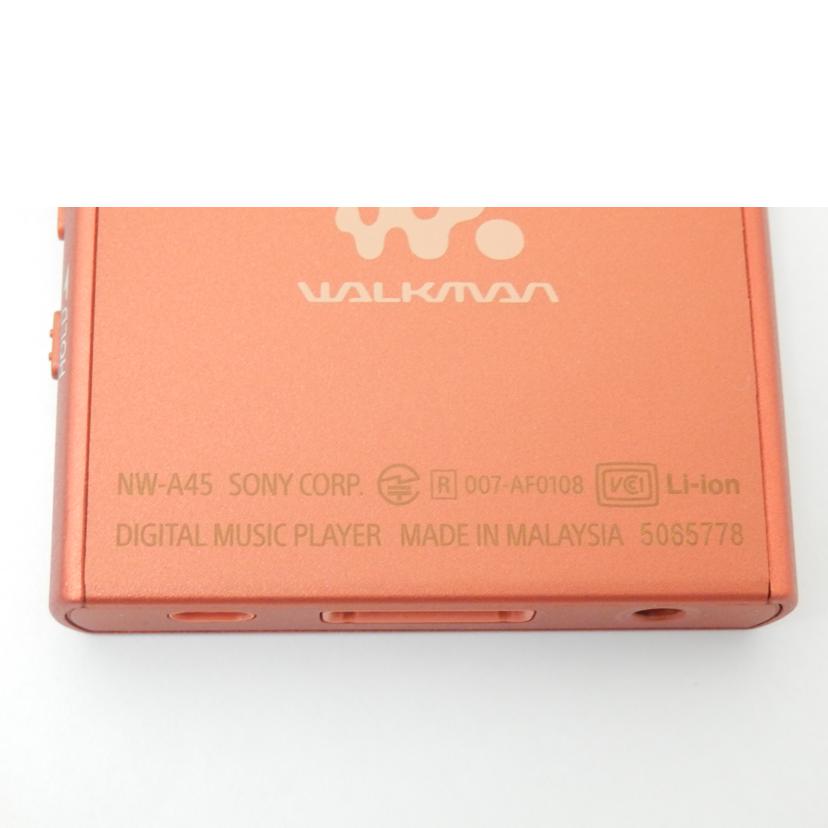 SONY ソニー/デジタルミュージックプレーヤー/NW-A45HN//50650778/ABランク/88