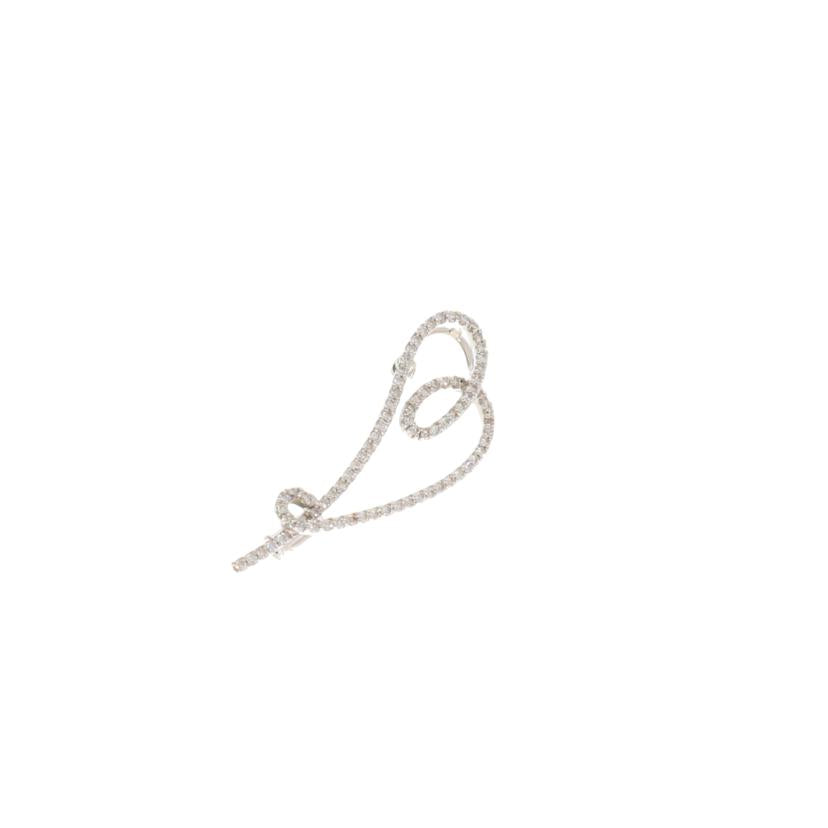 / ◎K18WGダイヤブローチ0.50ct//Aランク/75