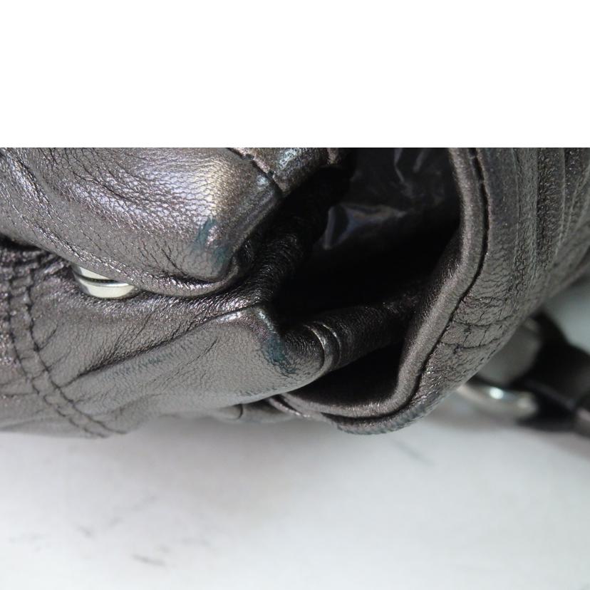 PRADA プラダ/ギャザーレザー2wayバッグ//50/ABランク/84