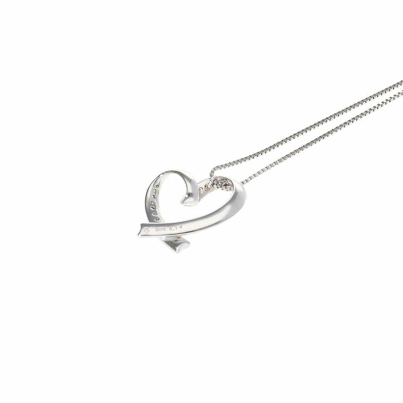 /K18WGダイヤネックレス 0.14//Aランク/75